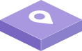 Isometric Map Pin Icon