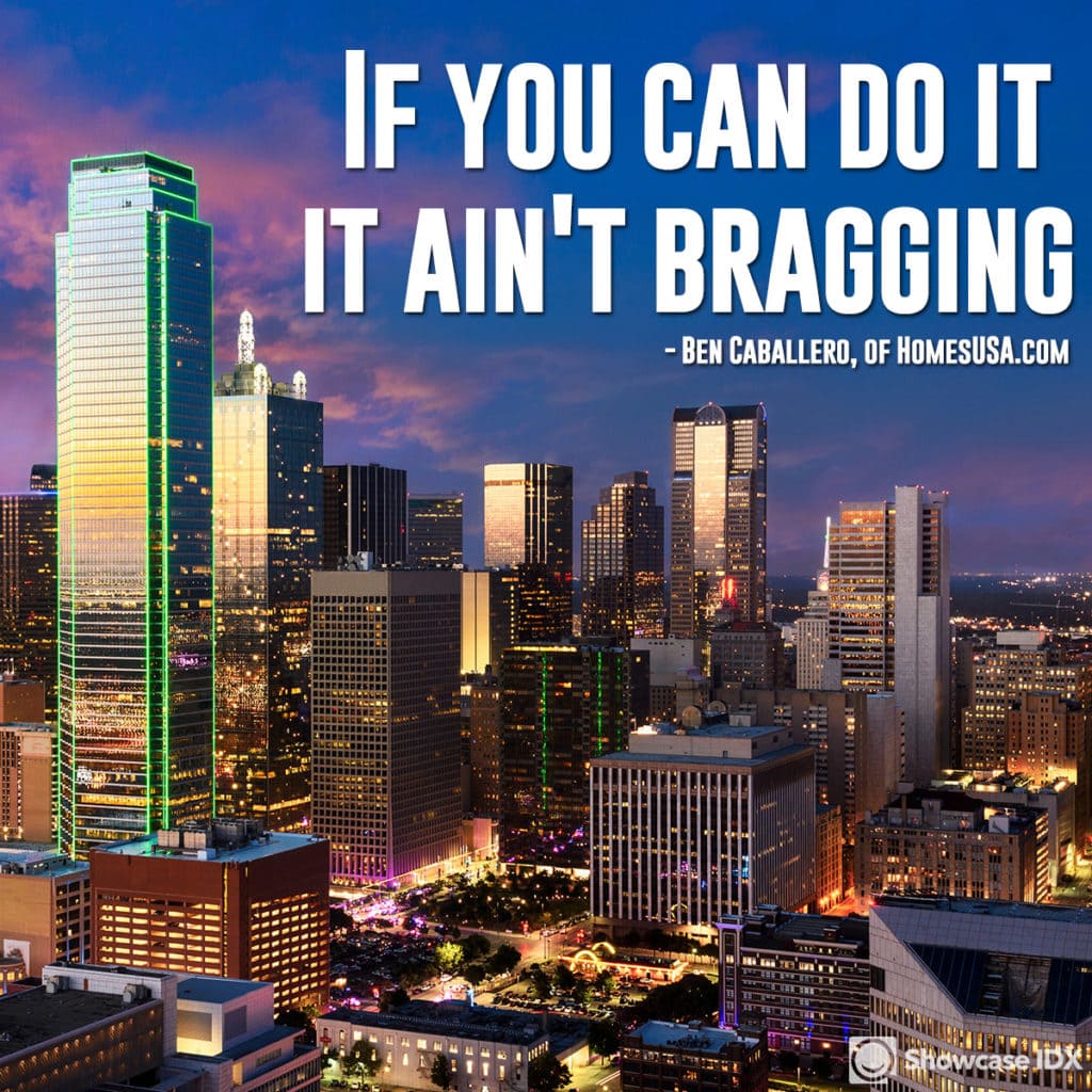 If you can have the passion, then passion will carry you, it will motivate you. It will allow you to overcome the obstacles. - Ben Caballero, of HomesUSA.com